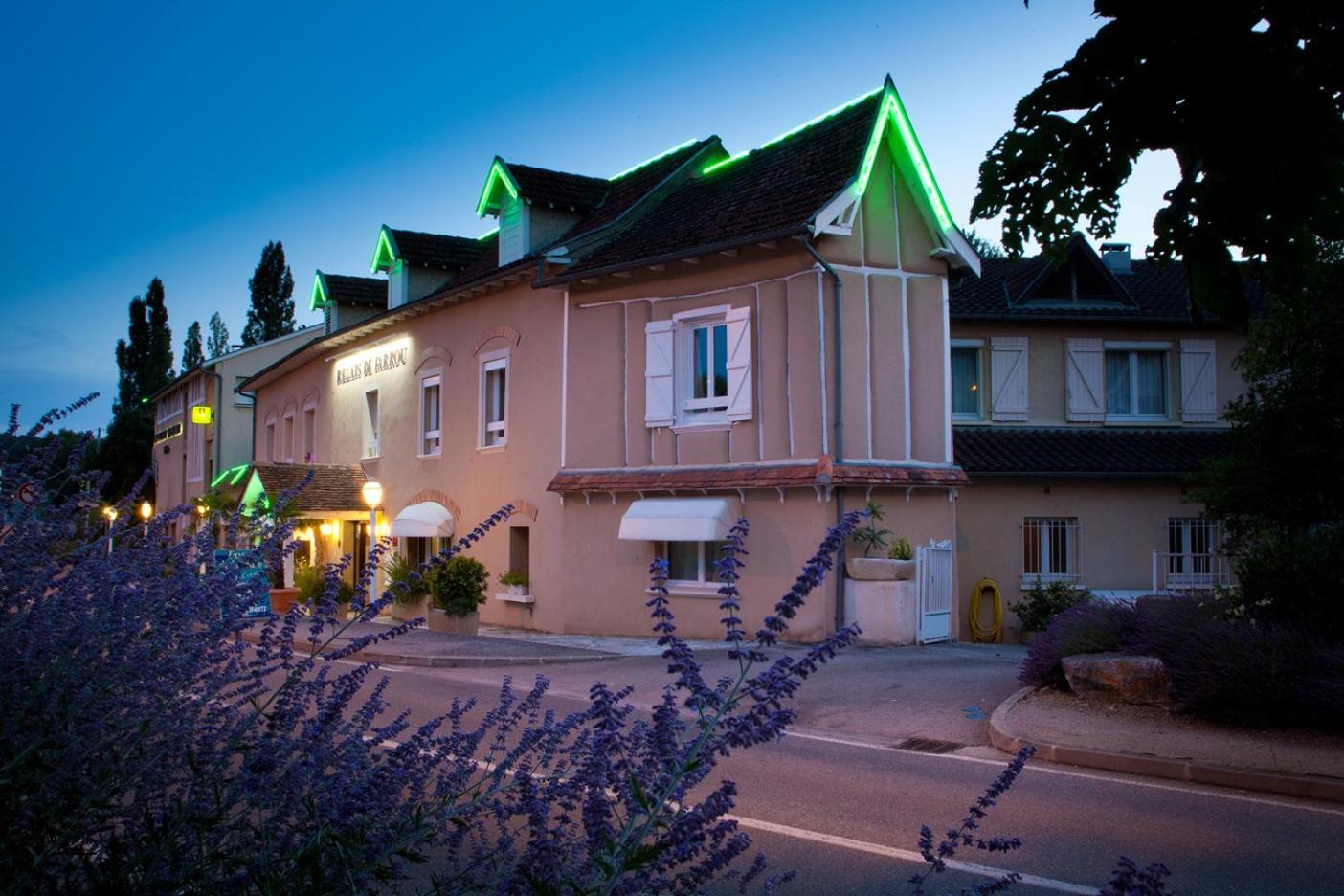 Logis Le Relais De Farrou - Hotel - Restaurant - Spa Вильфранш-де-Руэрг Экстерьер фото